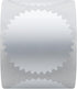 Hybsk 300pcs Silver Metallic Certificate Sealing Labels with Serrated Edge for Awards and Legal Embossing