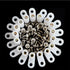 40pcs L Shape Game Console Motherboard Plastic Feet with Screws for Arcade Gaming Circuit Board DIY Parts