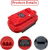 V20 Adapter for Craftsman 20V Cordless Tools, for Dewalt 20V 60V and Milwaukee 18V M18 Battery Conversion