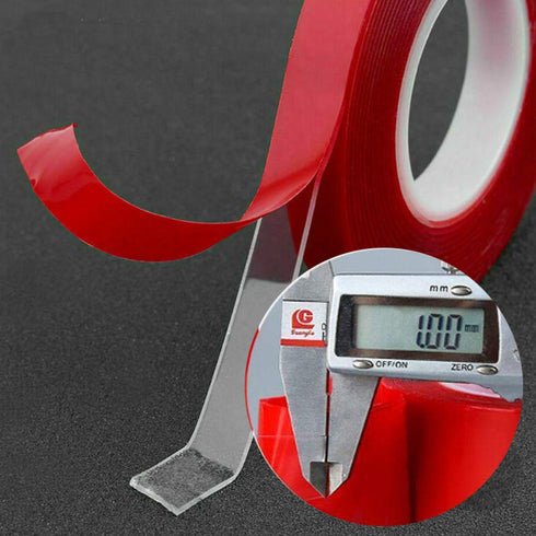 StarlandLed 33ft 10m 10mm Clear Mounting Tape - Acrylic Adhesive Double Sided Adhesive Foam Tape X Weatherproof Heavy
