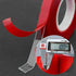 StarlandLed 33ft 10m 10mm Clear Mounting Tape - Acrylic Adhesive Double Sided Adhesive Foam Tape X Weatherproof Heavy