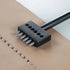 Leather Round Hole Punching Tool, 3pcs Prong Punch Tool Set with 2/4/6 Prong Options for DIY Leather Craft