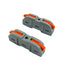 Wire Connectors, Compact Lever Wire Terminals, 1 Into 1 Out Splicing Cable Connector for Quick Connect Installation
