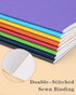 Gwybkq A5 Notebooks Bulk, 16 Packs (5.5x8.3), Colorful Soft Cover Sketchbook with No Lines, 30 Sheets