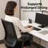 Tailbone Seat Cushion Non-Slip Orthopedic Memory Foam Pressure Relief for Long Sitting on Office Chair, Home Chair