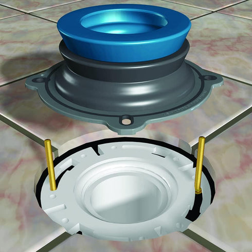 Danco Perfect Seal Toilet Wax Ring with Bolts (10826X) by Danco