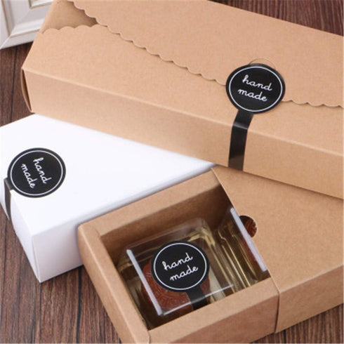 Beyonday 200pcs Handmade Lollipop Baking Stickers for Cake Box/Tins/Jars/Coffee Cups, Self-Adhesive Tamper Evident