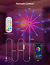 Daymeet Smart Firework LED Lights, ICRGB Dream Color LED Lights for Bedroom, LED Strip Lights with Remote App Control