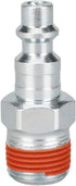 WYNNsky Industrial Type 3/8'' MNPT Zinc-Plated Plug with Sealant, 2 Pieces Air Tools Accessories Air Fittings Kit by WYNNsky