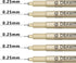 Extra Fine Point Writing Pens: 6 Black Ultra Thin 0.25mm No Bleed Smooth Annotation Bible Journaling Study Supplies Waterproof 01 Micro Line Needle Tip Fineliner Gel Felt Ink Markers Stationery by KOUSICOO