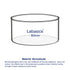 Crystallizing Dish, No Spout Flat Bottom High Borosilicate Glass for Crystallization, 80 mm, 100 ml