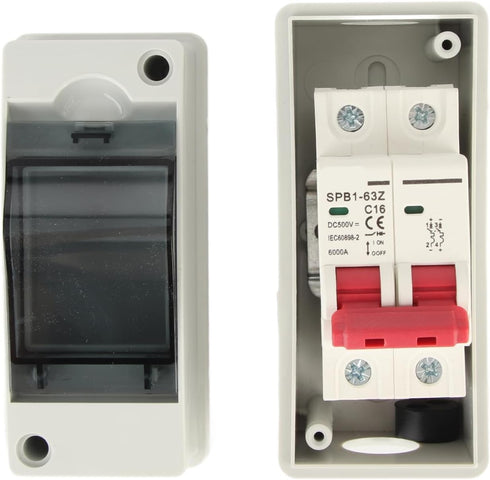 Miniature Circuit Breaker for Solar Panels, Waterproof Solar Disconnect Switch, IP65 Rating