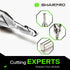 1/8 1/4 1/8 Inch 1/4 Router Bits Shank, Spiral Downcut Router bit, CNC Router Bits, Down Cut End Mills Shank, Solid