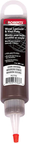 ROBERTS Repair Putty for Wood, Laminate, Vinyl - Dark Brown (3 oz.)