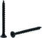 #7 x 2" Wood Screw - 100PCS Black Phosphate Coated Stainless Flat Truss Head Fast Self Tapping Screws