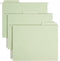 Smead FasTab Hanging Fastener File Folder, 1/3-Cut Built-in Tab, Letter Size, Moss, 18 per Box (65120)