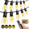 Outdoor Patio String Lights: S14 Shatterproof Bulb Outside Waterproof Light - 50Ft