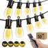 Outdoor Patio String Lights: S14 Shatterproof Bulb Outside Waterproof Light - 50Ft