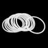 X AUTOHAUX Silicone O-Rings, 55mm OD 48.8mm ID 3.1mm Width VMQ Seal Gasket for Pipe Repair, White, Pack of 10
