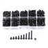 280Pcs M3 Hexagon Socket Screw Nut Set - Black Socket Head Screws, Lengths 4/5/6/8/10/12/16/20/25mm