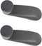 TRQ Black Window Crank Handle Pair, Set of 2 for Silverado Sierra Truck Pickup