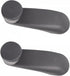TRQ Black Window Crank Handle Pair, Set of 2 for Silverado Sierra Truck Pickup