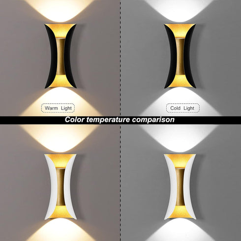 10W IP65 Kawell Creative Modern Wall Light LED Wall Lamp Up Down Waterproof Aluminum Wall Sconce Light LED Indoor