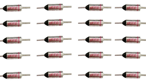 BF240X Fuse, Thermal Fuses, Celsius Thermal Cutoffs, 250V, 20Pcs