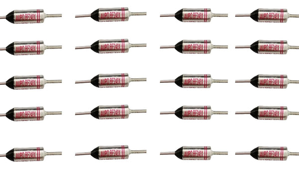 BF240X Fuse, Thermal Fuses, Celsius Thermal Cutoffs, 250V, 20Pcs