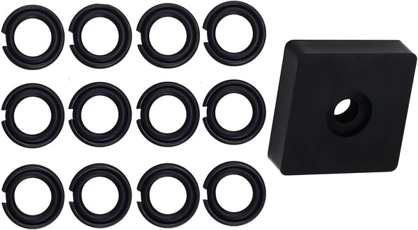 (12 Sets) 3/8" Impact Retaining Ring Clip with O-Ring for Milwaukee Electric/Pneumatic Wrench