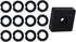 (12 Sets) 3/8" Impact Retaining Ring Clip with O-Ring for Milwaukee Electric/Pneumatic Wrench