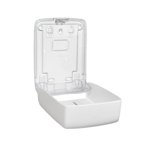 Commercial San Jamar Timeless Folded/Multifold Paper Towel Dispenser for Bathroom and Kitchen, White, Universal Paper