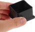10pcs 38x38mm NUOBESTY PVC Soft Rubber Furniture Leg Caps Anti-Slip Tube End Covers for Chairs Tables Shelves Floor