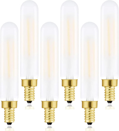 Leools E12 Frosted LED Bulb Dimmable 4W Equal 2700K Warm White T6 B11