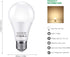 12V LED Light Bulb, 60W Equivalent E26, 7W 630Lm, 12 Volt Low Voltage Lights, 6 Pack 2700K Warm White