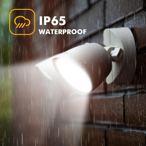 6222W 3500 32 28 LUTEC Lumen Watt LED Dual-Head Floodlight Outdoor, Full Metal Design, Waterproof Exterior Security