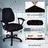 SARAFLORA Office Chair-Arm Cover Stretchable Stain Resistant Spandex Stretch Computer Chair Slipcover for Desk Chairs Arm, Black by SARAFLORA