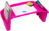 Mind Reader Kids Lap Desk, Pink Activity Tray, Portable Plastic for Classroom, Drawing, 22.25" L x 10.75" W x 8.5" H