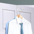 Hotop 4 Pieces Over The Door Hooks Hanger - Multi Hanging Storage Organizers for Coats Clothes Hoodies Hats Scarves