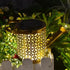 Solar Watering Can Lights, LED Outdoor Garden Lantern String Light, Waterproof Retro Metal for Yard Pathway Decoration