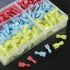 Glarks 300pcs 22-16 16-14 12-10 Gauge Nylon Fully Insulated Male/Female Spade Quick Splice Terminals Kit