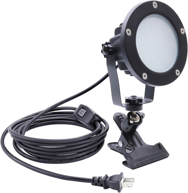 Eseigd Clip Floodlight 30W LED Work Light IP65 Waterproof 300W Equivalent 11.5ft 3.5m