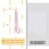 Pegboard Hooks ONLY for IKEA Skadis Pegboard, Pink, Pegboard Accessories, Compatible with IKEA SKADIS Pegboard, 16 Pack