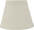 Aspen Creative 32067-6A, 3" 5" 4" Set 6 Hardback Empire Clip-On Chandelier Lamp Shade, Off-White, Top x Bottom x Slant