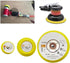 Cryspearl Set 2/3/5 Inch M6/M8 12000 Sanding Disc Backing Pad Hook-Loop for Pneumatic Sander, Rubber and Metal, Thread