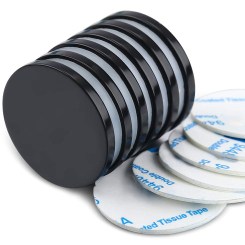 LOVIMAG Super Strong Neodymium Disc Magnets, 1.26 inch x 1/8 inch, Pack of 6, Epoxy Coated