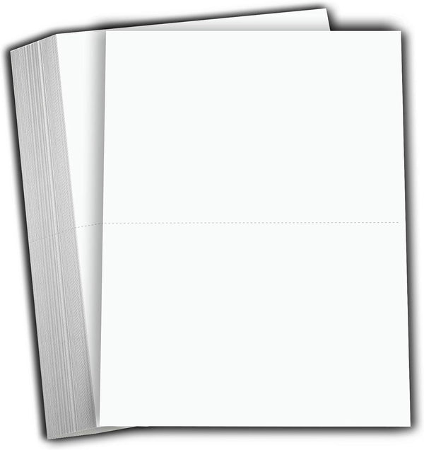 Hamilco White Cardstock Thick Paper - Blank Index Flash Note & Post