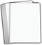 Hamilco White Cardstock Thick Paper - Blank Index Flash Note & Post