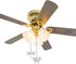 SHIFANQI 4 Pack 12 Inches Ceiling Fan Pull Chain, Silver Dragonfly Fan Pull Chain Extension, Decorative Chain Pulls