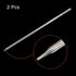 PATIKIL Graduated Dropper Pipettes, 2 Pcs 0.5ml Reusable Borosilicate Glass for Liquid Transfer in Laboratory,